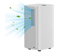 Bettizia Déshumidificateur électrique 16L/24h, déshumidificateur avec écran LED, minuterie - contre l'humidité, séchage du linge, dégivrage, arrêt automatique, tuyau d'évacuation, taille de la pièce e