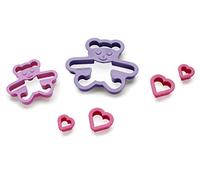 Betty Bossi Emporte-pièce - Ensemble de 2 - Mignon petit biscuit en forme d'oursons en 2 tailles - Lavable au lave-vaisselle…