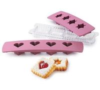 Betty Bossi emporte-pièce "pour biscuits Spitzbuben", plastique, (3pcs), plastique