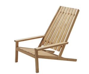 Between Lines Deck Chair Chaise longue d'extérieur Skagerak by Fritz Hansen - 5706420080084