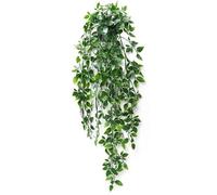 Betylifoy - 1 plante artificielle suspendue « Mandala » avec feuilles et pots, 50 cm de long. Plante artificielle sans entretien, en forme de vigne, pour la décoration intérieure et extérieure de la m
