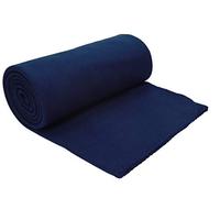 Betz Couverture Polaire uni de Luxe Plaid en Polaire Taille 130x170 cm Qualité 180 g/m² Couleur Bleu foncé