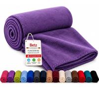 Betz de Luxe Couverture Polaire Plaid en Polaire Taille 130x170 cm qualité 180 g/m² Couleur Lila Violet