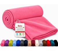 Betz de Luxe Couverture Polaire Plaid en Polaire Taille 130x170 cm qualité 180 g/m² Couleur Rose Fuchsia