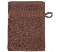 Betz Gant de Toilette pour Visage Corps Taille 16x21 cm 100% Coton Premium Couleur Marron Noisette