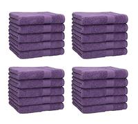 Betz Lot de 20 Serviettes débarbouillettes Premium Taille: 30x30 cm 100% Coton Couleur Violet