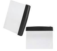 Beufee 2pcs lampe de lecture à led, panneau de lumière de livre plat portable protection des yeux signet lumière famille étude livre page panneau de pour livres lisant au lit la nuit