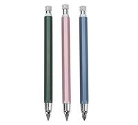 Beufee 3 pièces porte-mines, 5,6 mm outil de traçage marqueur ensemble kit marqueur de trou profond pour la construction outils de travail du bois robustes (Bleu Rose Vert)