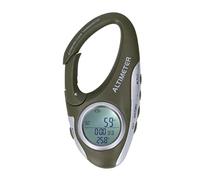 Beufee Altimètre numérique, baromètre ABS Multifonctionnel, boîtier de thermomètre, Boussole Portable rétroéclairée avec prévisions météorologiques