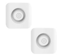 Beufee Lot de 2 sonnettes de porte filaires, CC 12 V avec Ding Dong | Carillon filaire dur - Sonnette filaire - Sonnette filaire fiable pour système de contrôle d'accès à la maison et au bureau
