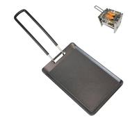 Beufee Mini poêle à gril, outils de Barbecue, plats de cuisson, poêles antiadhésives, poêle de Camping