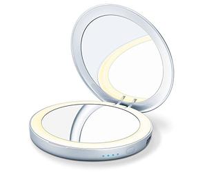 Beurer - 585.02 - BS 39 Miroir de Poche Éclairé avec Powerbank