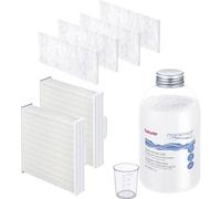 Beurer Kit de rechange complet pour une utilisation avec le MK 500 maremed simulateur d'air marin, 1250g sel de mer, 4x pré-filtres, 2x blocs d’évaporation de l’eau, 1x verre doseur