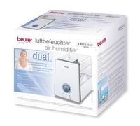 Beurer LB-88 Humidificateur d'air ultrasonique blanc avec chauffage de l'eau - Silencieux, pour pièces jusqu'à 48 m², avec diffuseur d'arômes