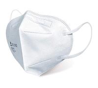 Beurer MM 50 Lot de 40 masques respiratoires FFP 2 5 couches pour filtrer l'air inhalé et expiré Protection supplémentaire contre les gouttelettes et les micro-organismes