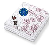 Beurer UB 75 Surmatelas chauffant, 150 x 80 cm, avec 6 niveaux de température et chauffage rapide, face supérieure en coton doux, arrêt automatique, lavable en machine