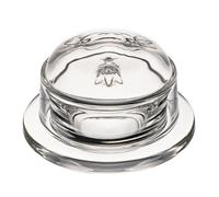 La Rochère Beurrier Confiturier Abeille – verre transparent avec couvercle cloche Ø10 cm