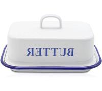 Beurrier avec couvercle - 250 g - robuste et durable - lavable au lave-vaisselle - en plastique