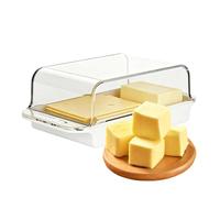 Beurrier Avec Couvercle Et Couteau Pour Comptoir, Grand Récipient À Beurre Hermétique Avec Couvercle, Pour Crème, Comptoir De La Côte Est/Ouest, Étagère De Réfrigérateur, Cuisine, Maison