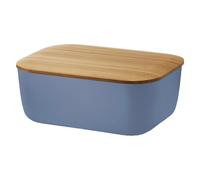 Beurrier BOX-IT 15 cm, foncé bleu, plastique / bambou, RIG-TIG