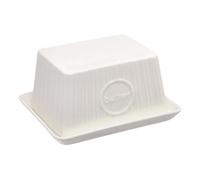 Beurrier en Céramique Monty 15cm Blanc