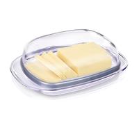 Beurrier en plastique - HOBBY LIFE - 18,5x12,5x6,5 cm - Transparent - Sans BPA - Compatible lave-vaisselle