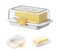 Beurrier et beurrier avec cuillère à mesurer, sans BPA, beurrier hermétique pour beurre frais, idéal pour la cuisine et le réfrigérateur