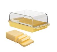 Beurrier hermétique pour réfrigérateur, style rustique, avec couvercle, pour fromage à peindre, plan de travail, réfrigérateur, maison, dortoir, camping