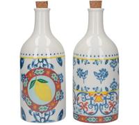 Beurrier - Kitchen Craft - WFOILSET - Ceramique robuste - 2 bouteilles - Design coloré
