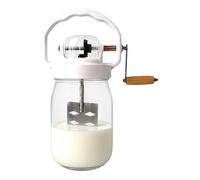 Beurrier - Mélangeur de beurre avec bouteille en verre pour battre les œufs - Pour pâtisserie, cuisine, , farine, nourriture, confiture, 1 500 ml