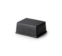 Beurrier pourplaquede beurre 250 g, céramique noire 12x10x6cm, Unique, Black
