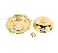Beurrier rond avec couvercle |Assiette vintage pour comptoir de cuisine