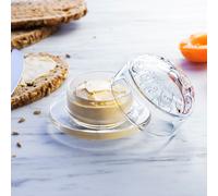 Beurrier versailles LA ROCHERE + couvercle cloche Verre