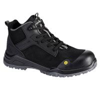 Portwest FE01 Chaussure haute Bevel Composite S3S ESD SR FO Noir/Gris - Taille 38