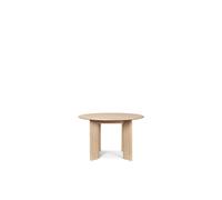 Ferm Living Table à manger Bevel Ø117 cm Chêne blanchi à l’huile