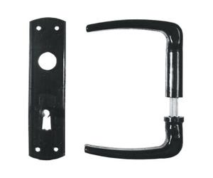 Bever & Klophaus Set de poignées Serrure universelle pour coffret BB noir 55mm VK 8mm Quantité:1