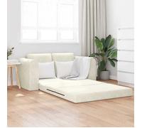 BEWI®Canapé-lit/Sofa Bed - 2 PERSONNES - clic-clac, Crème 148 x 71 x 83 cm Velours &FR65759
