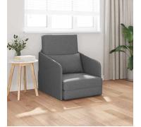 BEWI®Canapé-lit/Sofa Bed - 2 PERSONNES - clic-clac, Gris foncé 65 x 80 x 83 cm tissu &FR38510