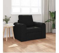 BEWI®Canapé-lit/Sofa Bed - 2 PERSONNES - clic-clac, Noir 98 x 71 x 83 cm tissu &FR73212