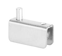 Bewinner 10 Pack Stainless Steel Glass Clamp Bracket, Anti-Slip, for | Clip en verre avec joints antidérapants pour porte d\'armoire, vitrine, cave à vin