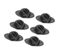 Bewinner 100 PCS Isolateur de Clôture Électrique Hémisphérique 15KV Haute Tension, Support de Tige de Roulement Intermédiaire avec Acier Galvanisé Résistant aux UV pour Clôture en Fil d'Aluminium