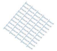 Bewinner 50 Pieces Vis Autoforeuse 4.2x19mm, Tete Bombe Fixations en | Vis cruciformes galvanisées à pointe pointue, pour goujons métalliques, produits électriques, équipements de communication,