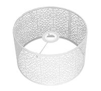 Bewinner Abat-jour en Métal Creux E27 E14 Universel, Abat-jour en Fer Noir de 9,8 Pouces avec Revêtement Anticorrosif, Bonne Dissipation de la Chaleur, Couvercle de Lampe Exquis pour Plafond de