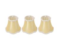 Bewinner Abat-jour en Tissu, 3PCS Clip E14 Design | Haute transparence, installation facile, adapté aux hôtels, maisons, léger, clip métallique