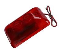 Bewinner Alarme Sonore de Sirène Stroboscopique Filaire 12 V 15 W avec Lumière Clignotante Rouge, Sirène Forte de 120 DB à Décibels élevés pour la sécurité de l'hôtel à Domicile, Plastique ABS