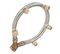 Bewinner Arroseur de Brumisation d'irrigation Circulaire Réglable à 5 Têtes à Filetage Femelle G1/4 Pouces - Buse d'atomisation pour l'arrosage du Jardin, Le Refroidissement et la Pulvérisation de