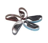 Bewinner Assortiment de 30 Bandes Abrasives, 80 120 240 400 800 1000, 3/4x12 Pouces, Affûteur de Couteaux, Ensemble de Bandes en Papier de Verre pour le Meulage du Métal et du Bois (1/2po 12po)