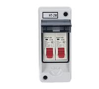 Bewinner Boîte de Distribution étanche IP65 2 Voies, Boîtier de Distribution Ignifuge de Type MCB C pour Usage Domestique en Extérieur avec Options 16A 32A, Couvercle Transparent ABS PC (16A 32A)