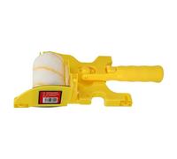 Bewinner Brosse à Rouleau à Peinture, Outil de Coupe à 4 Roues pour Plafond Mural de la Maison, Brosse à Rouleau de Peinture à Séparation de Couleurs avec Poignée Universelle, Kit d'accessoires de