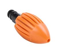 Bewinner Buse de Lavage à Haute Pression, Outil de Nettoyage de Vidange sans Effort pour Gouttières, égouts, Fixation de Tuyau D'arrosage en Plastique 1 unité (Orange)